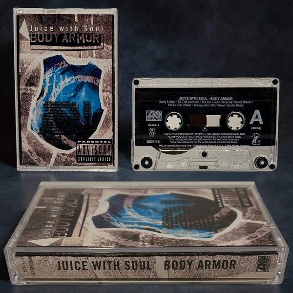 •JUICE WITH SOUL - BODY ARMOUR• ~1993 OG PRESSING~ (CASSETTE TAPE)