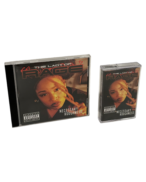 •THE LADY OF RAGE - NECESSARY ROUGHNESS• ~1997 OG CANADIAN PRESSINGS~ (CD & CASSETTE TAPE)