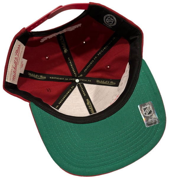 *Colorado Avalanche* snapback hats by Mitchell & Ness