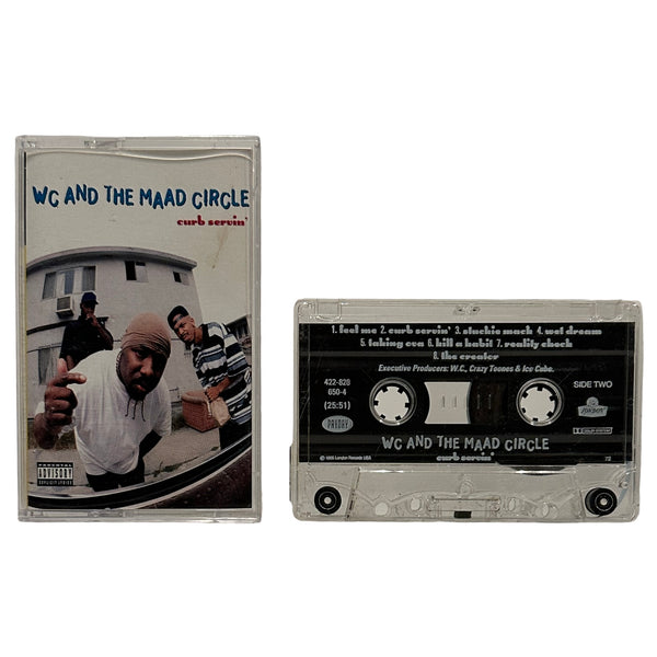 •WC AND THE MAAD CIRCLE - CURB SERVIN’• ~1995 OG PRESSINGS~ (CD & CASSETTE TAPE)