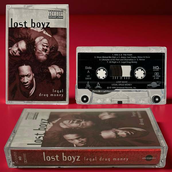 •LOST BOYZ - LEGAL DRUG MONEY• ~1996 OG PRESSING~ (CASSETTE TAPE)