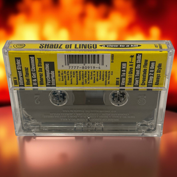•SHADEZ OF LINGO - A VIEW TO A KILL• ~1993 OG PRESSING~ (CASSETTE TAPE)