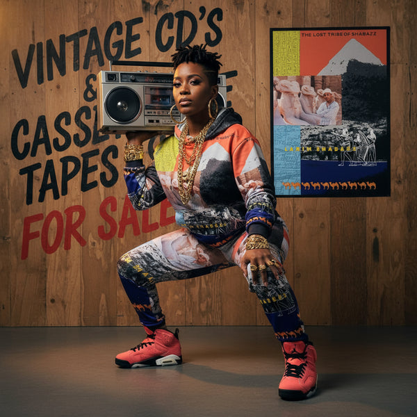 •LAKIM SHABAZZ - THE LOST TRIBE OF SHABAZZ• ~1990 OG PRESSING~ (CASSETTE TAPE)