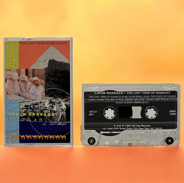 •LAKIM SHABAZZ - THE LOST TRIBE OF SHABAZZ• ~1990 OG PRESSING~ (CASSETTE TAPE)