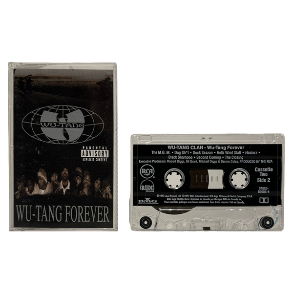 •WU-TANG CLAN ~ FOREVER• ~1997 OG DOUBLE ALBUM CANADIAN PRESSINGS~ (2CD & 2CASSETTE TAPES)