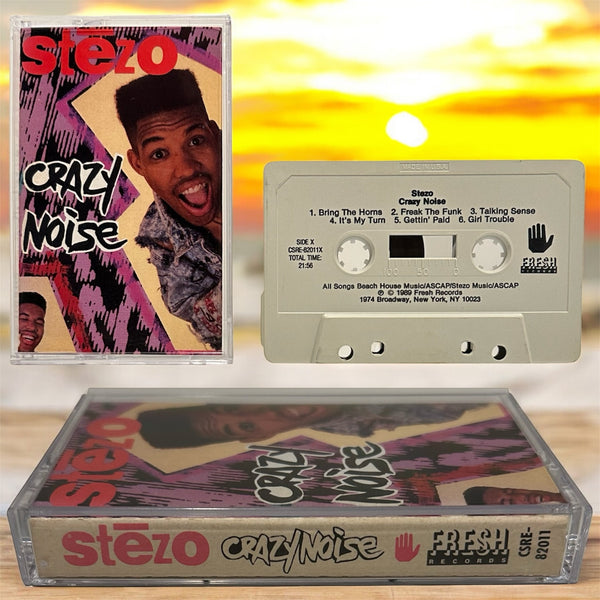 •STEZO ~ CRAZY NOISE• ~1989 OG PRESSING~ (CASSETTE TAPE) (2)