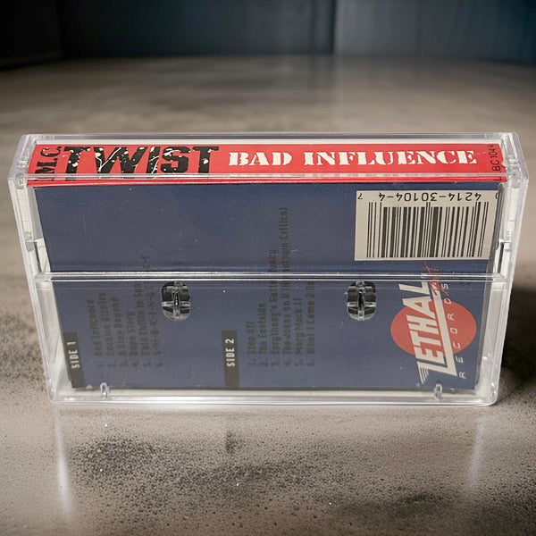 •M.C. TWIST ~ BAD INFLUENCE• (1990 OG PRESSING) (CASSETTE TAPE)