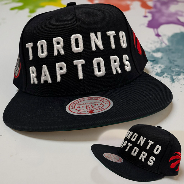 *Toronto Raptors* snapback hats by Mitchell & Ness