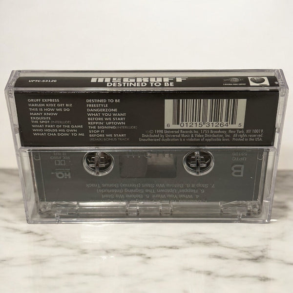 •McGRUFF - DESTINED TO BE• ~1998 OG PRESSING~ (CASSETTE TAPE)