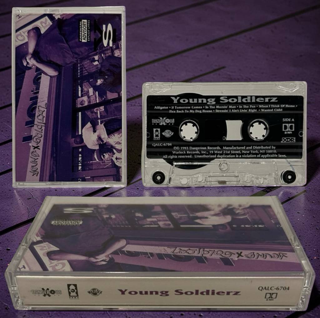 •YOUNG SOLDIERZ ~ YOUNG SOLDIERZ• ~1993 OG PRESSING~ (CASSETTE TAPE)