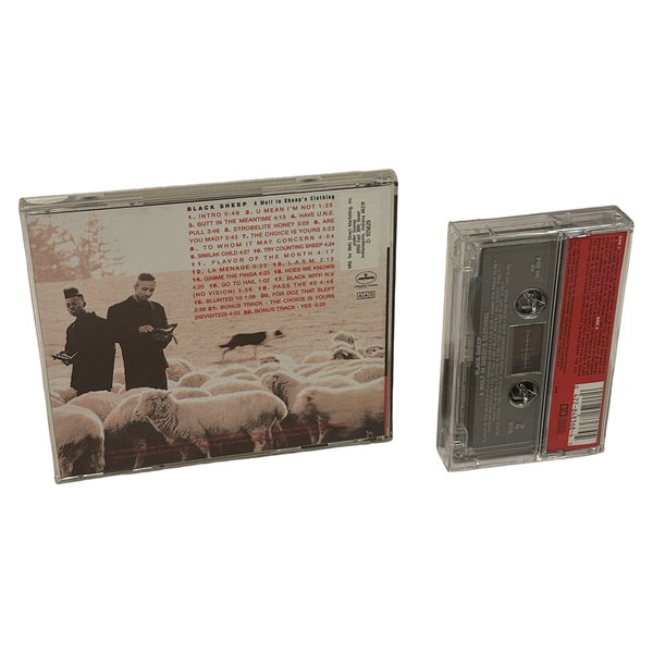 •BLACK SHEEP - A WOLF IN SHEEP’S CLOTHING• ~1991 OG PRESSINGS~ (CD & CASSETTE TAPE)