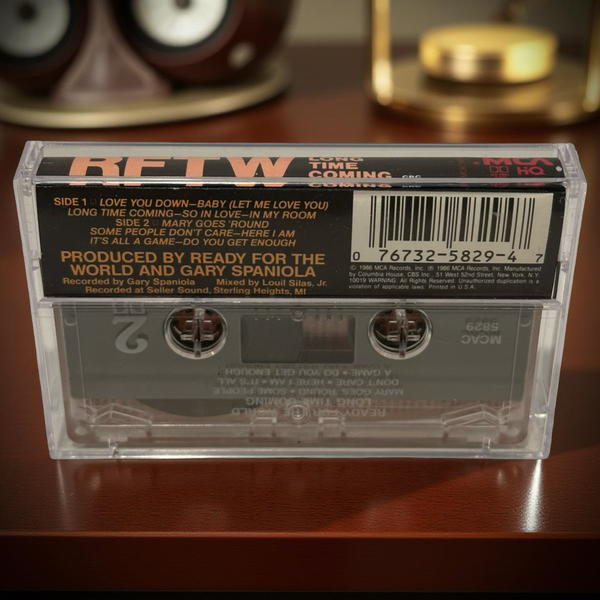 •READY FOR THE WORLD - LONG TIME COMING• ~1986 OG PRESSING~ (CASSETTE TAPE)