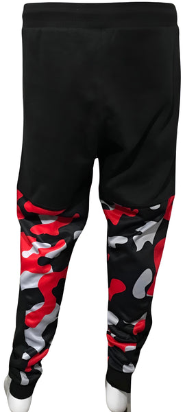 ^CHIEFIN’ ADI-FEATHER^ (RED CAMOUFLAGE) LUXURY JOGGER SWEATPANTS (CUT & SEW)