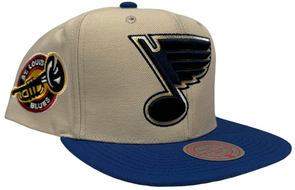 *St Louis Blues* snapback hats by Mitchell & Ness