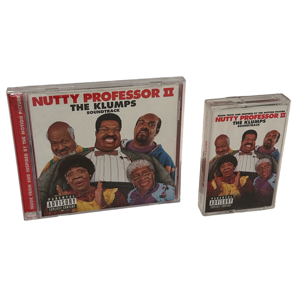 •THE NUTTY PROFESSOR II THE KLUMPS - SOUNDTRACK• ~2000 OG PRESSINGS~ (CD & CASSETTE TAPE)
