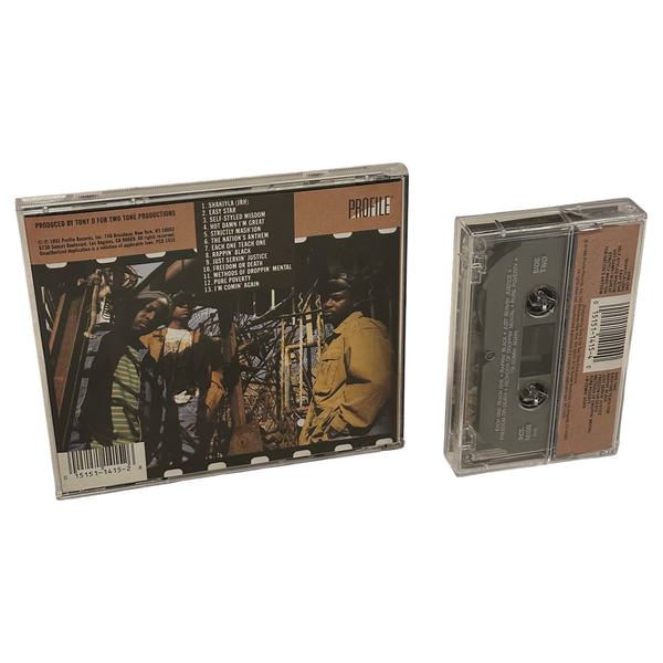 •POOR RIGHTEOUS TEACHERS - PURE POVERT• ~1991 OG PRESSINGS~ (CD & CASSETTE TAPE)