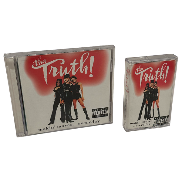•THA TRUTH - MAKIN’ MOVES…EVERYDAY• ~1996 OG PRESSINGS~ (CD & CASSETTE TAPE)