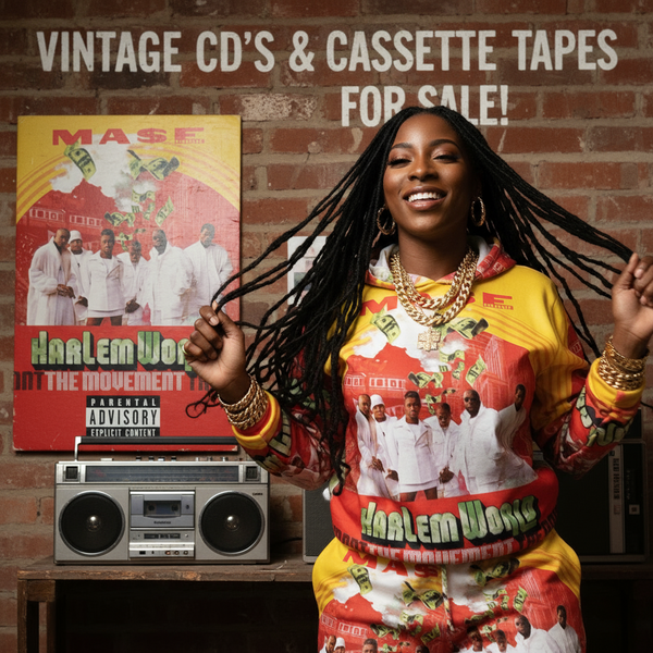 •MASE PRESENTS HARLEM WORLD - THE MOVEMENT• ~1999 OG CANADIAN PRESSING~ (CASSETTE TAPE)
