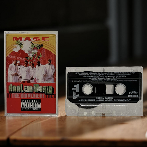 •MASE PRESENTS HARLEM WORLD - THE MOVEMENT• ~1999 OG CANADIAN PRESSING~ (CASSETTE TAPE)