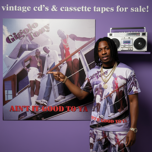 •GIGOLO TONY - AIN’T IT GOOD TO YA• ~1989 OG PRESSING~ (CASSETTE TAPE)