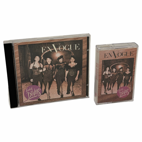 •EN VOGUE - FUNKY DIVAS• ~1992 OG PRESSINGS~ (CD & CASSETTE TAPE)