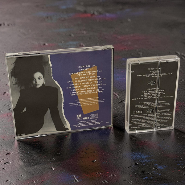 •JANET JACKSON ~ CONTROL• ~1986 OG CANADIAN PRESSINGS~ (CD & CASSETTE TAPE)