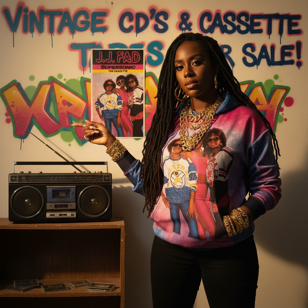 •J.J. FAD - SUPERSONIC• ~1988 OG CANADIAN PRESSING~ (CASSETTE TAPE) (BLACK SHELL) (2)