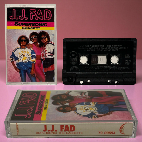 •J.J. FAD - SUPERSONIC• ~1988 OG CANADIAN PRESSING~ (CASSETTE TAPE) (BLACK SHELL) (2)