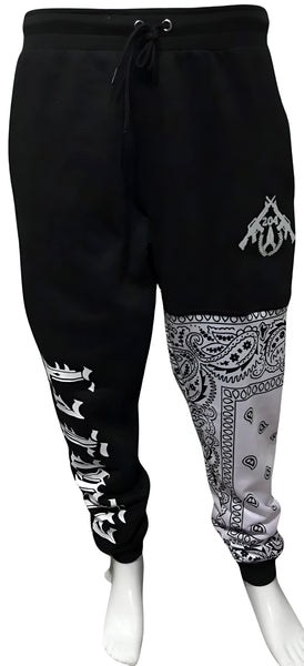 ^204 LA FAMILIA^ ~TEAM AK~ LUX JOGGER SWEATPANTS (EMBROIDERED LOGO)