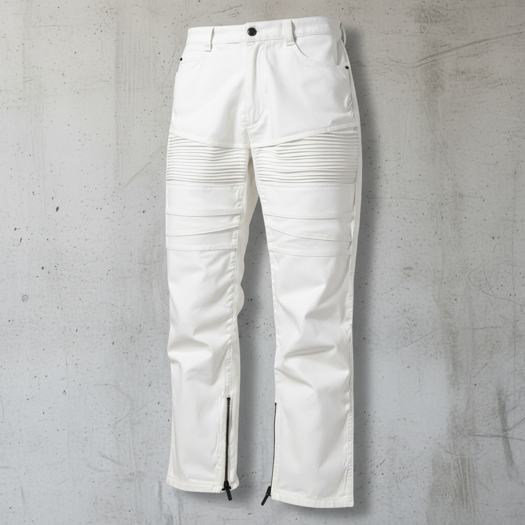 *AKADEMIKS* ~White Denim Jeans~ (34” X 34”)