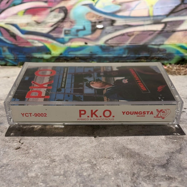 •P.K.O. - ARMED & DANGEROUS• ~1990 OG PRESSING~ (CASSETTE TAPE)