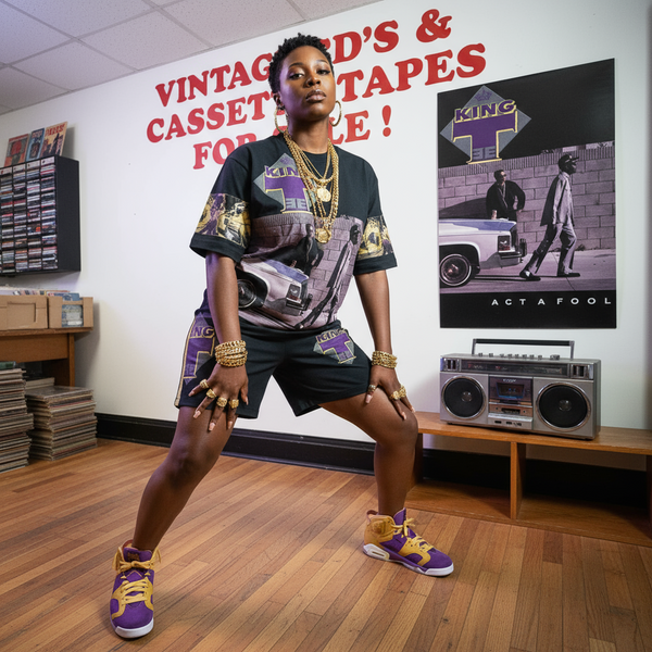 •KING TEE - ACT A FOOL• ~1988 OG PRESSING~ (CASSETTE TAPE)