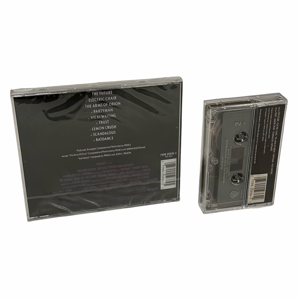 •BATMAN - MOTION PICTURE SOUNDTRACK• ~1989 OG PRESSINGS~ (SEALED CD & CASSETTE TAPE)