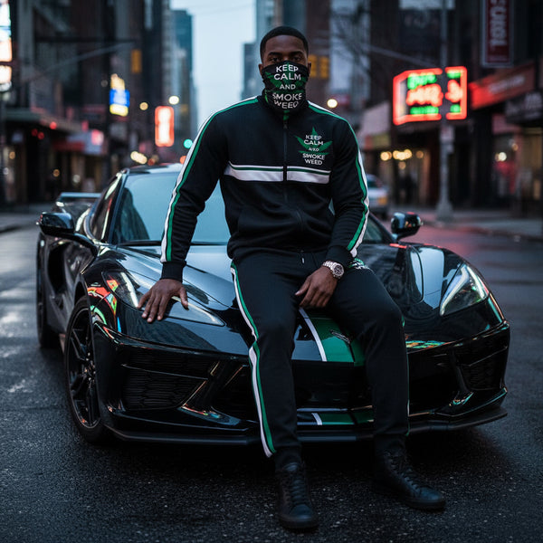 *All Season Face Coverings* ~KEEP CALM AND SMOKE WEED~