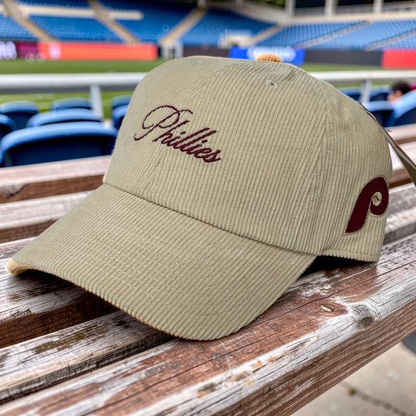 *PHILADELPHIA PHILLIES* Strapback hats by Mitchell & Ness (Dad Hat Fit) (Corduroy)