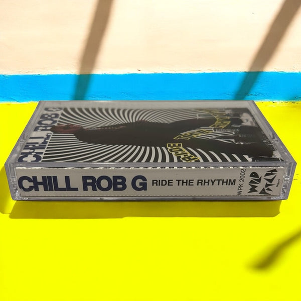 •CHILL ROB G ~ RIDE THE RHYTHM• ~1989 OG PRESSING~ (CASSETTE TAPE) (3)