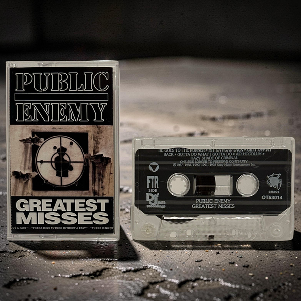 •PUBLIC ENEMY ~ GREATEST MISSES• ~1992 OG PRESSING~ (CASSETTE TAPE)