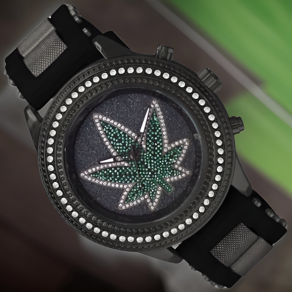 *MC* ~BULLET BAND~ HIP HOP STYLE WATCHES (WEED)