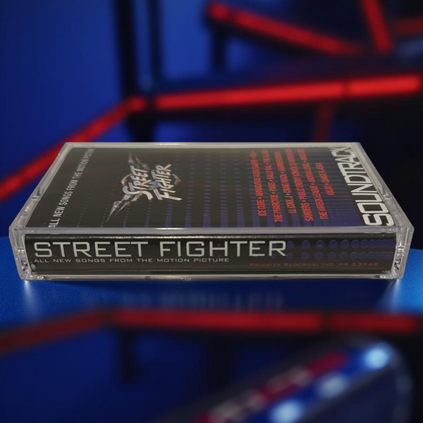 •STREET FIGHTER ~ ALL NEW SONGS FROM THE MOTION PICTURE• ~1995 OG PRESSING~ (CASSETTE TAPE)
