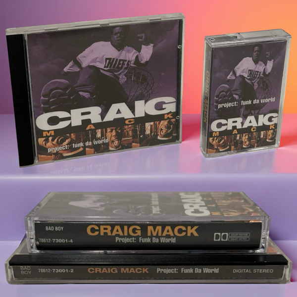 •CRAIG MACK - PROJECT: FUNK DA WORLD• ~1994 OG PRESSINGS~ (CD & CASSETTE TAPE)