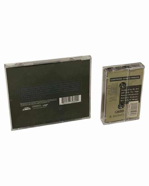•N.W.A - “EFIL4ZAGGIN”• ~1991 OG PRESSINGS~ (CD & CASSETTE TAPE)