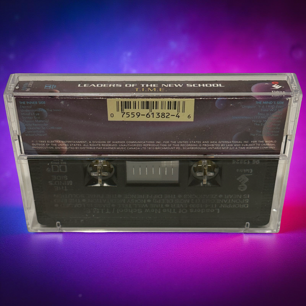 •LEADERS OF THE NEW SCHOOL - T.I.M.E. (THE INNER MIND’S EYE)• ~1993 OG CANADIAN PRESSING~ (CASSETTE TAPE) (BLACK SHELL)