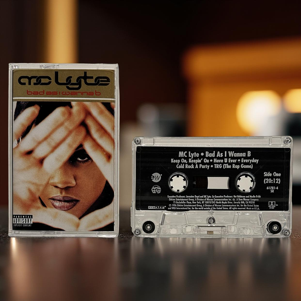 •MC LYTE ~ BAD AS I WANNA B• ~1996 OG PRESSING~ (CASSETTE TAPE) (1)