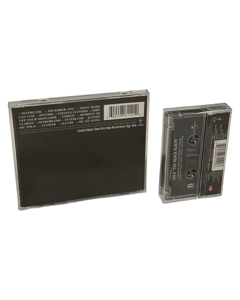 •JAY-Z - THE BLACK ALBUM• ~2003 OG PRESSINGS~ (CD & INDONESIAN CASSETTE TAPE)