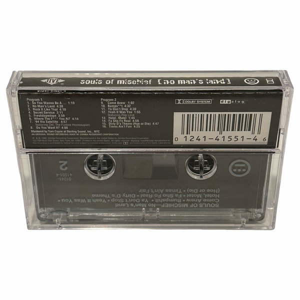 •SOULS OF MISCHIEF - NO NAN’S LAND• ~1995 OG PRESSING~ (CASSETTE TAPE)