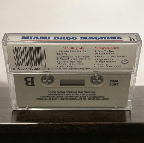 •MIAMI BASS MACHINE - MIAMI BASS MACHINE ~HTF 1989 OG PRESSING~ (CASSETTE TAPE)