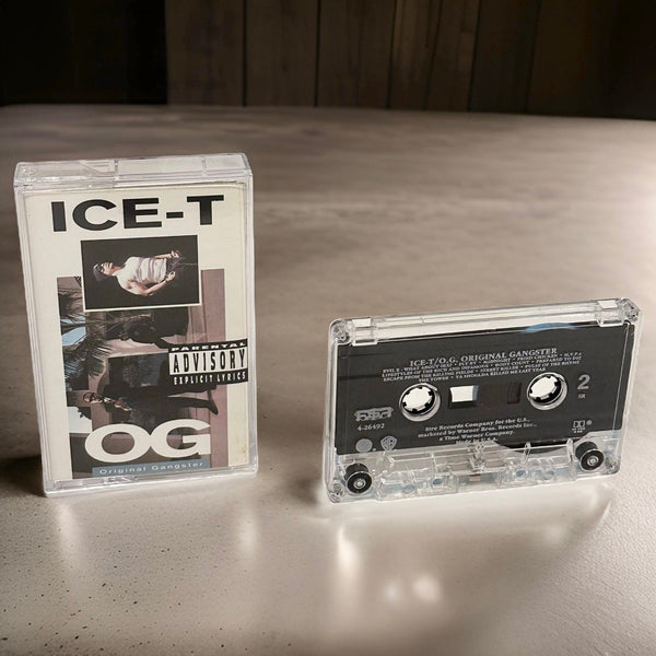 •ICE-T ~ O.G. ORIGINAL GANGSTER• (1991 OG PRESSING) (CASSETTE TAPE) (2)