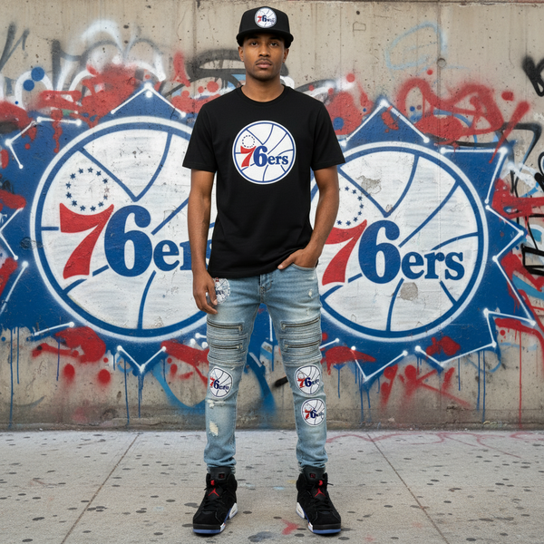*Philadelphia 76ers* snapback hats by Mitchell & Ness