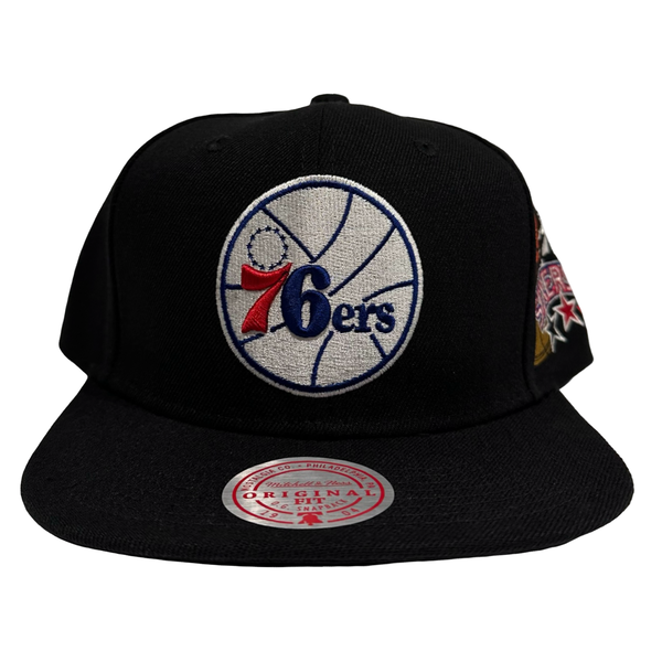 *Philadelphia 76ers* snapback hats by Mitchell & Ness