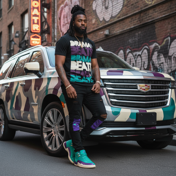 *YOUNG & RECKLESS* (BLACK) ~DRAMA BEATS~ SHORT SLEEVE T-SHIRT